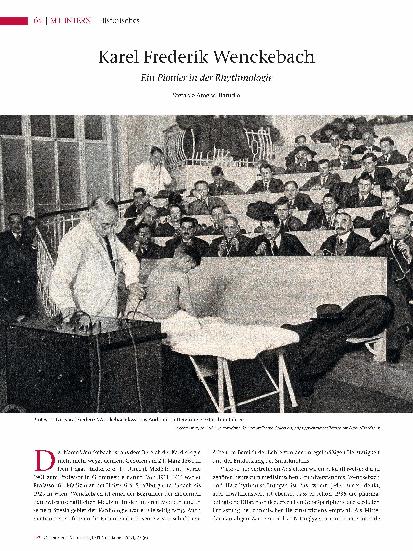 Vorschauseite 1: Karel Frederik Wenckebach: Ein Pionier in der Rhythmologie