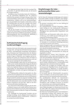 Vorschauseite 6: Pädagogik der Anerkennung Ein Bildungskonzept für „Ethik in der beruflichen Praxis“