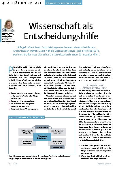 Vorschauseite 1: Wissenschaft als Entscheidungshilfe
