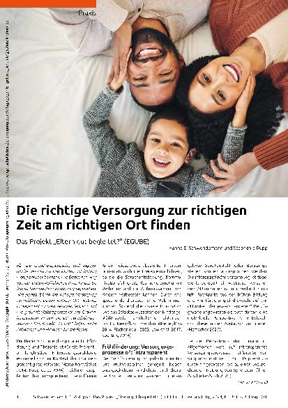 Vorschauseite 1: Die richtige Versorgung zur richtigen Zeit am richtigen Ort finden.
