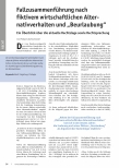 Vorschauseite 1: Fallzusammenführung nach fiktivem wirtschaftlichen Alter, nativem Verhalten und „Beurlaubung“