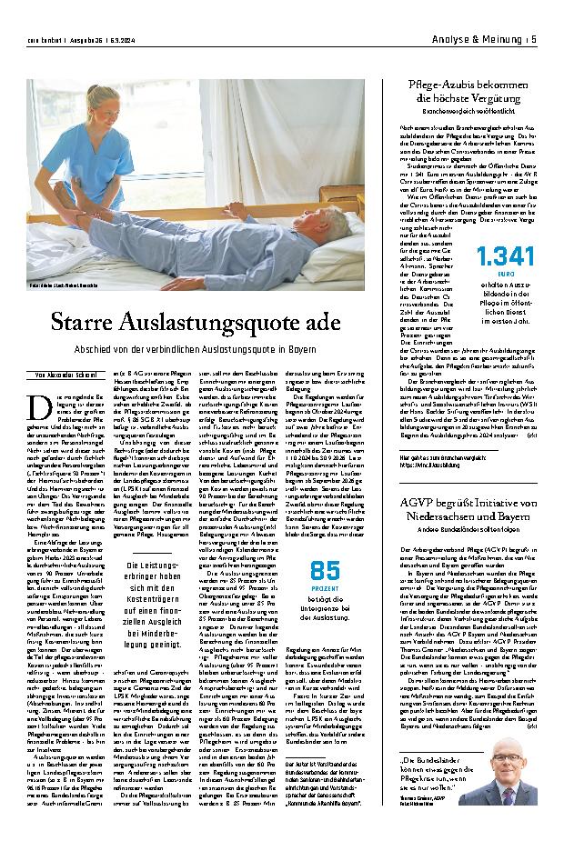 Vorschauseite 1: Starre Auslastungsquote adé