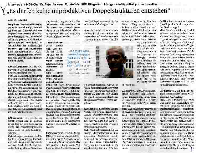Vorschauseite 1: Es dürfen keine unproduktiven Doppelstrukturen entstehen