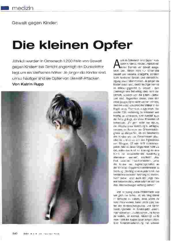 Vorschauseite 1: Die kleinen Opfer