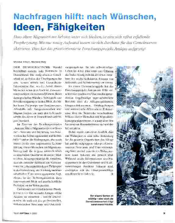 Vorschauseite 1: Nachfragen hilft: nach Wünschen, Ideen, Fähigkeiten