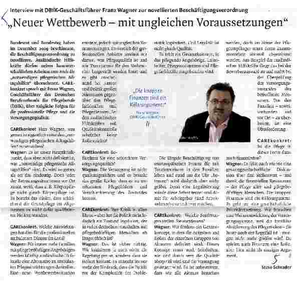 Vorschauseite 1: Neuer Wettbewerb - mit ungleichen Voraussetzungen