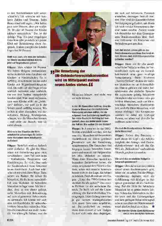 Vorschauseite 3: Berührungspunkte statt Berührungsangst