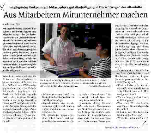 Vorschauseite 1: Aus Mitarbeitern Mitunternehmer machen