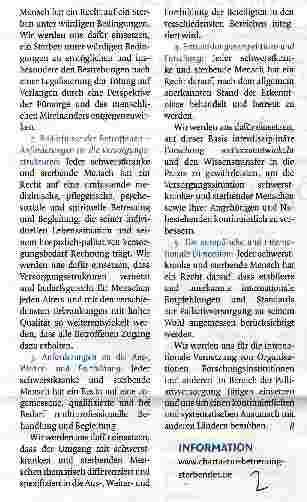 Vorschauseite 2: Ein Sterben in Würde ermöglichen