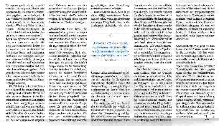 Vorschauseite 2: Erste Ergebnisse bis Anfang 2011