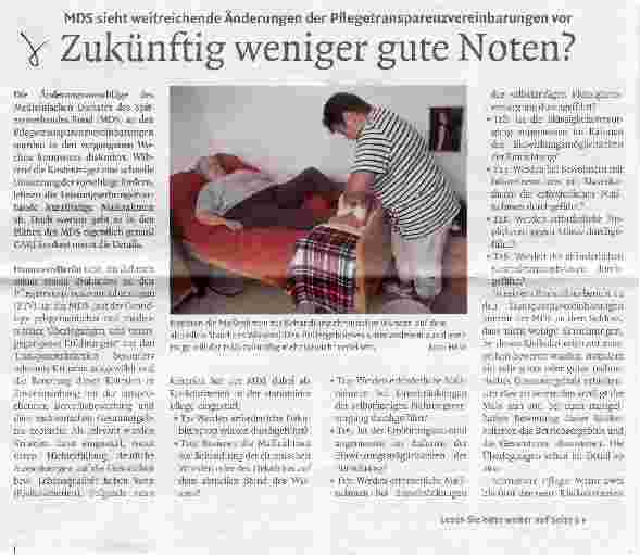 Vorschauseite 1: Zukünftig weniger gute Noten?