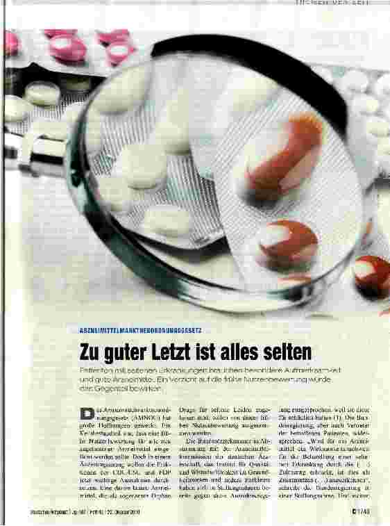 Vorschauseite 1: Zu guter Letzt ist alles selten