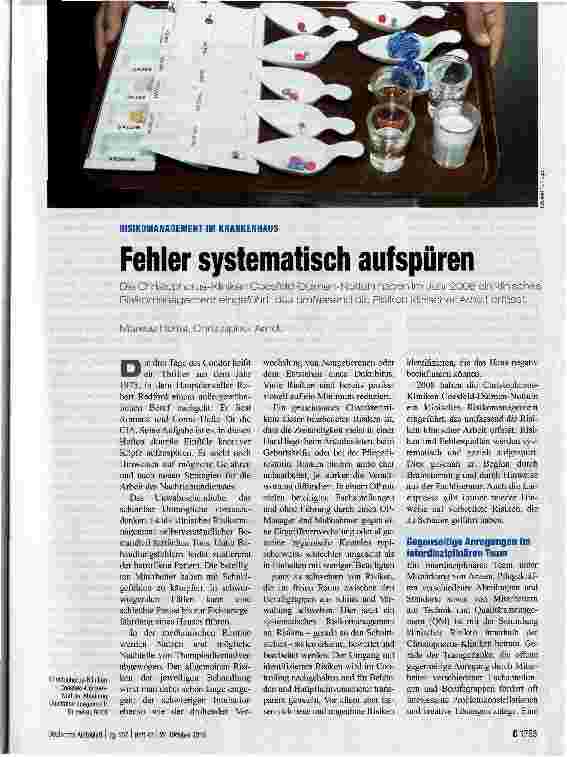 Vorschauseite 1: Fehler systematisch aufspüren