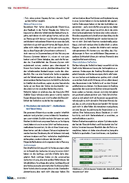 Vorschauseite 4: Nutzungszentrierte Discovery-Entwicklung in der Staatsbibliothek Berlin