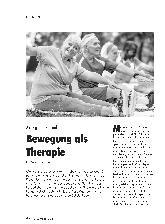Vorschauseite 1: Aktiv gegen Erkrankungen - Bewegung als Therapie