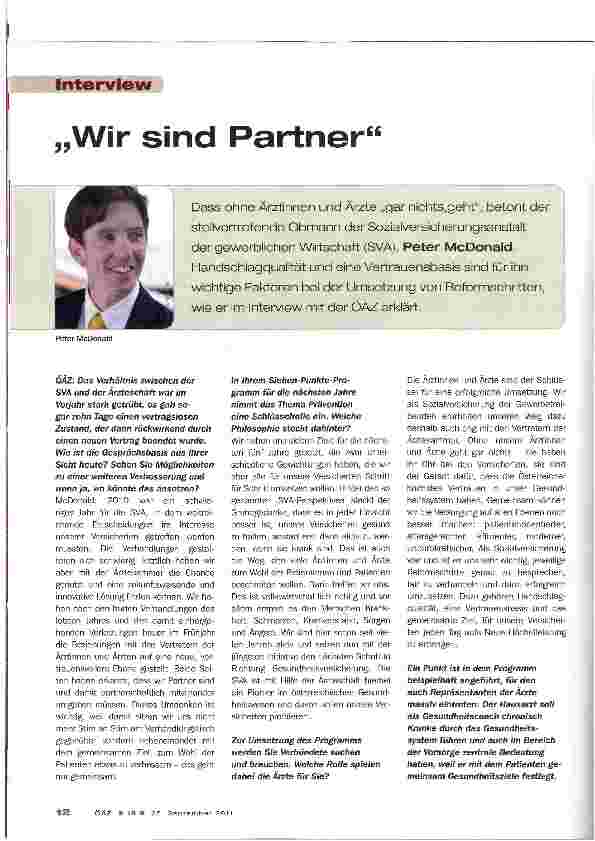 Vorschauseite 1: Wir sind Partner
