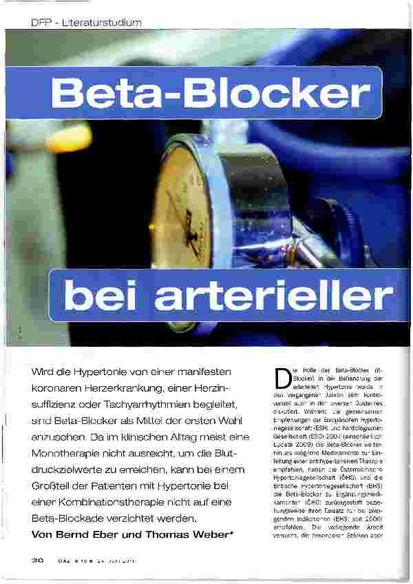 Vorschauseite 1: Beta-Blocker