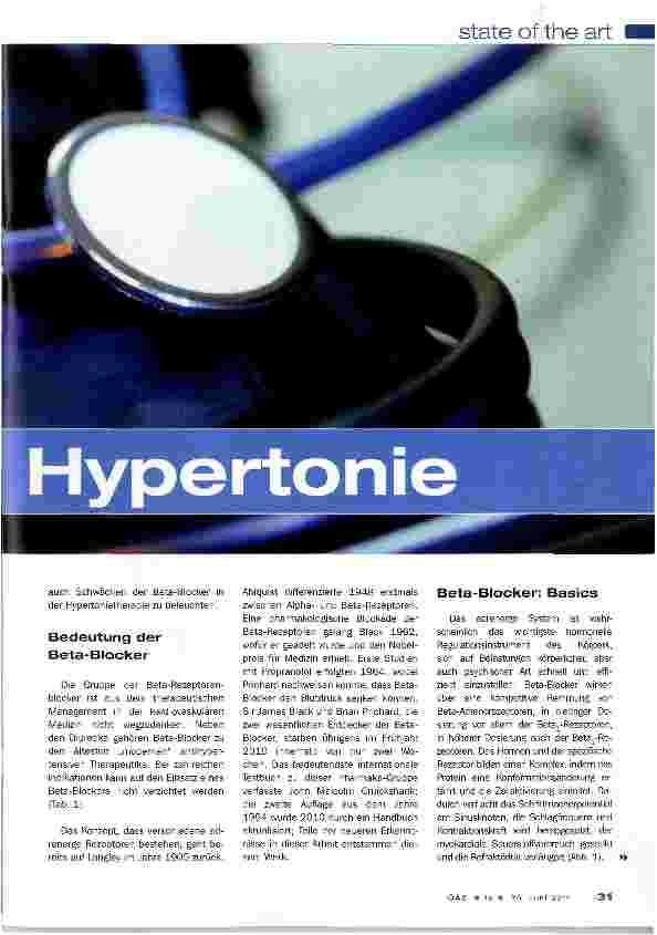 Vorschauseite 2: Beta-Blocker