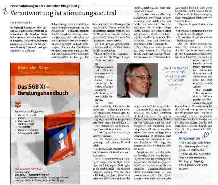 Vorschauseite 1: Verantwortung ist stimmungsneutral