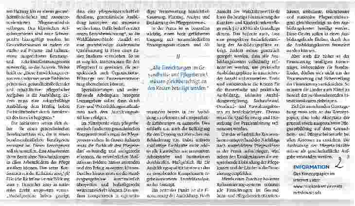 Vorschauseite 2: Konzept für die gemeinsame Ausbildung