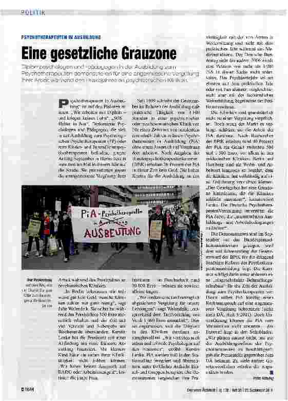 Vorschauseite 1: Eine gesetzliche Grauzone