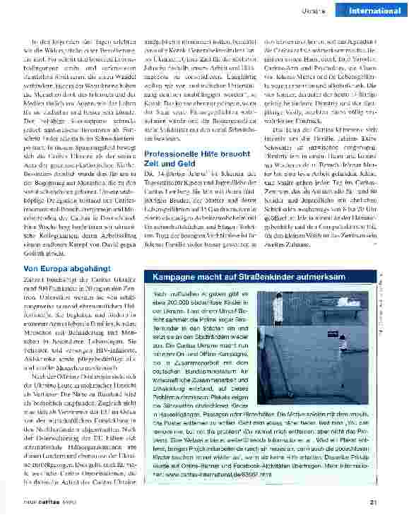 Vorschauseite 2: Ich bin stolz, bei der Caritas zu arbeiten