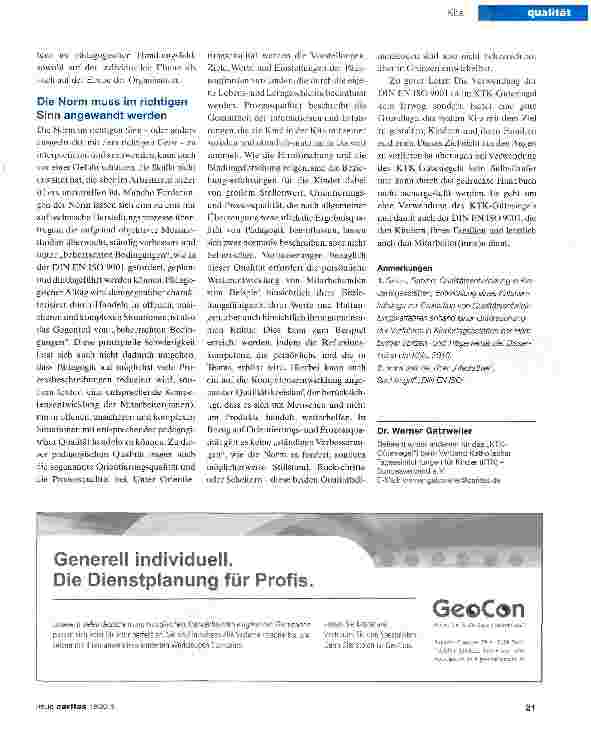 Vorschauseite 3: Qualität ist für die Kinder da