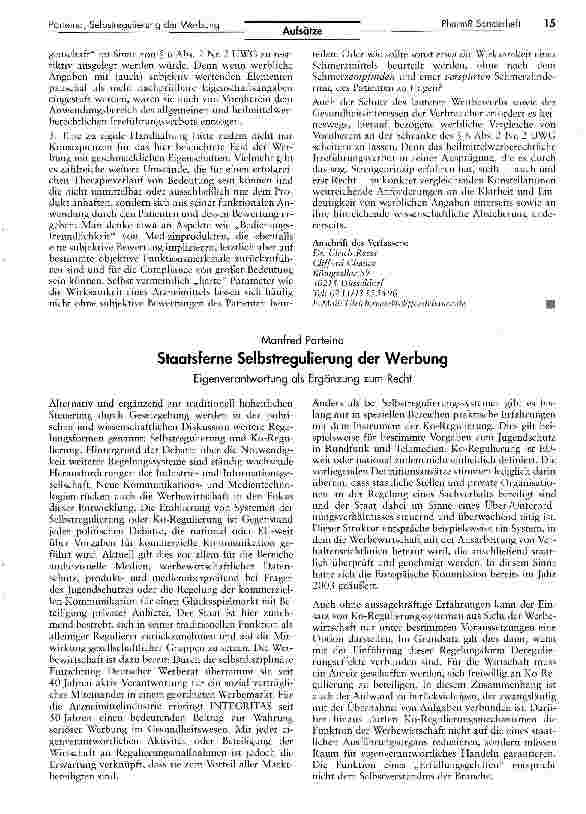 Vorschauseite 3: Über Geschmack lässt sich nicht streiten - oder doch? Zum Erfordernis nachprüfbarer Tatsachenangaben bei irreführender und vergleichender Werbung