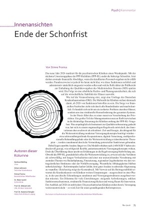 Vorschauseite 1: Innenansichten Ende der Schonfrist