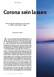 Vorschauseite 1: Corona sein lassen.