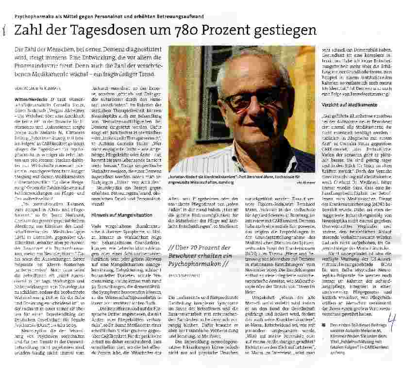 Vorschauseite 1: Zahl der Tagesdosen um 780 Prozent gestiegen