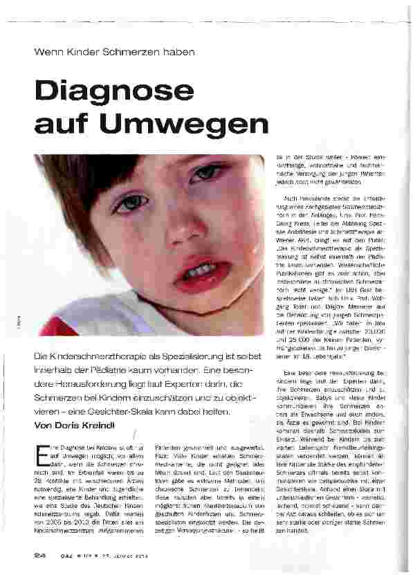 Vorschauseite 1: Diagnose auf Umwegen