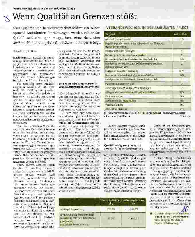 Vorschauseite 1: Wenn Qualität an Grenzen stößt