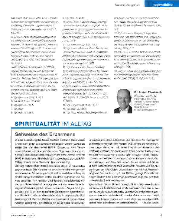 Vorschauseite 4: Trotz Ermessensspielraum viel zu häufig: U-Haft für Jugendliche