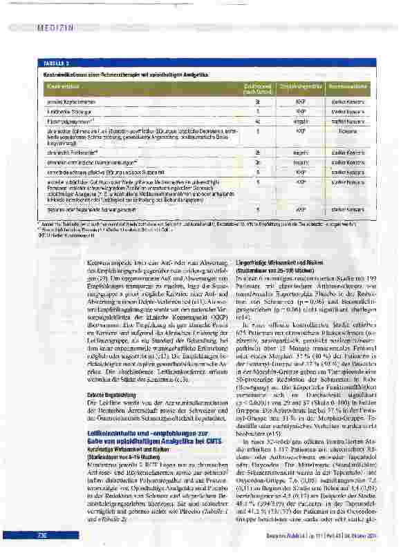 Vorschauseite 5: Langzeitanwendung von Opioiden bei nichttumorbedingten Schmerzen
