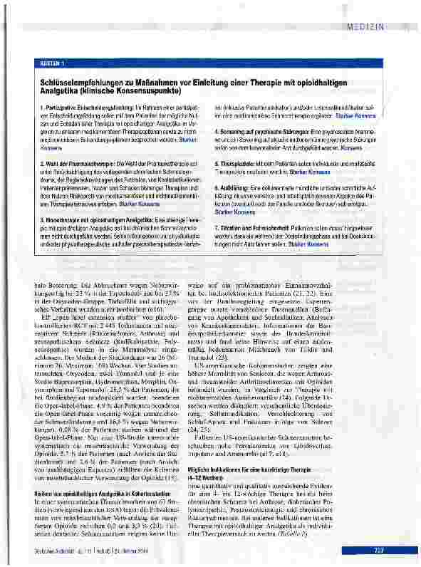 Vorschauseite 6: Langzeitanwendung von Opioiden bei nichttumorbedingten Schmerzen