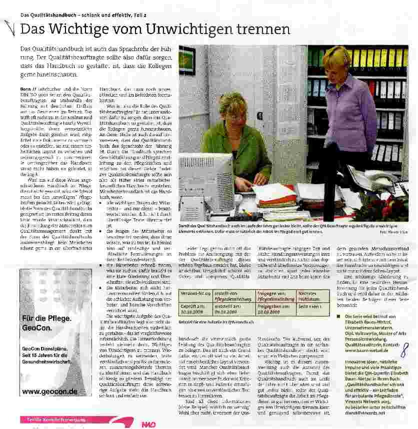 Vorschauseite 1: Das Qualitätshandbuch - schlank und effektiv, Teil 2 Das Wichtige vom Unwichtigen trennen