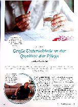 Vorschauseite 1: Große Unterschiede in der Qualität der Pflege