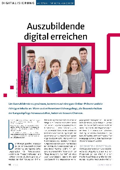 Vorschauseite 1: Auszubildende digital erreichen