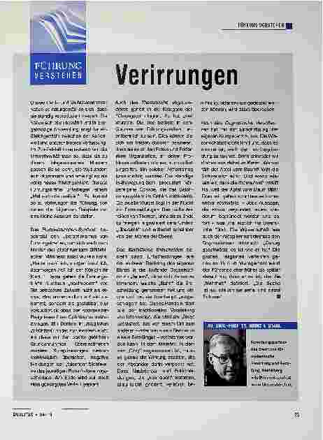 Vorschauseite 1: Verirrungen