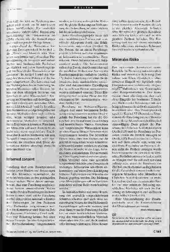 Vorschauseite 2: Biomedizin - Präzisere Vorschriften