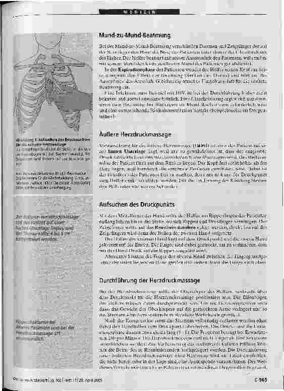 Vorschauseite 5: Grundlagen der Basisreanimation bei Erwachsenen