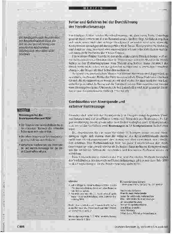 Vorschauseite 6: Grundlagen der Basisreanimation bei Erwachsenen