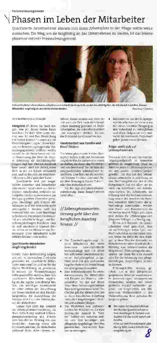 Vorschauseite 1: Phasen im Leben der Mitarbeiter