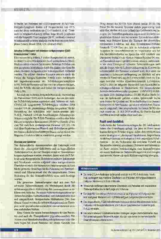 Vorschauseite 6: Immuntherapie von Tumoren