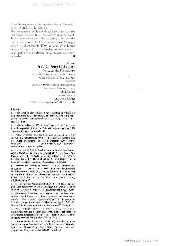 Vorschauseite 3: Plädoyer für differenzierte Weiterbildungsstandards