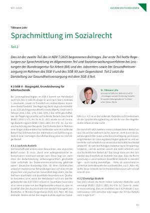 Vorschauseite 1: Sprachmittlung im Sozialrecht Teil 2