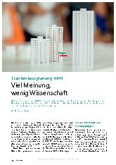 Vorschauseite 1: Krankenhausplanung NRW: Viel Meinung, wenig Wissenschaft