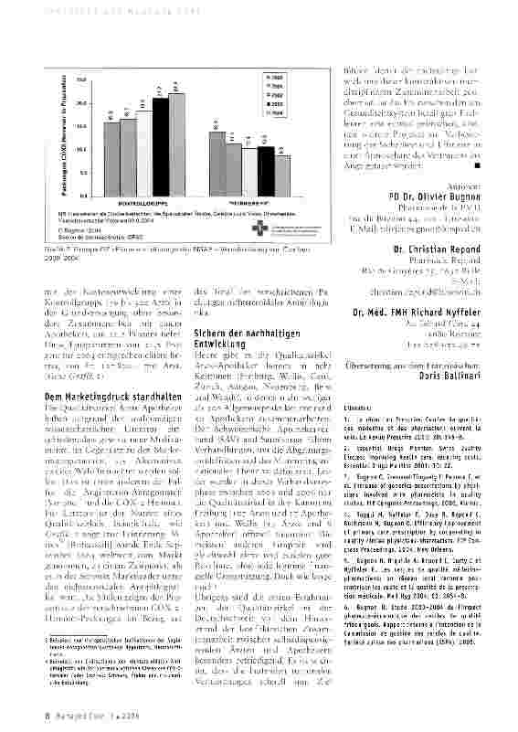 Vorschauseite 3: Die Qualitätszirkel Ärzte-Apotheker, oder wie lokale Netzwerke die Effizienz derärztlichen Verschreibung erhöhen