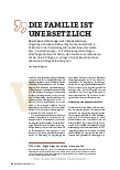 Vorschauseite 1: Die Familie ist unersetzlich.